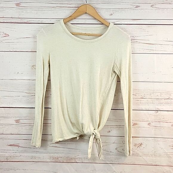 Madewell Soundcheck Side Tie Tee- Size XS - Picture 2 of 9